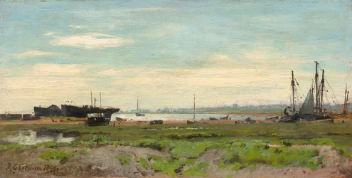 Slaughden, am Fluss Alde, 1899